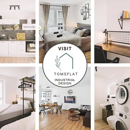 Apartment Tomsflat - 3 Rooms, Kitchen, Workspace, Highspeed Wifi, Washer & Dryer, Balcony *
